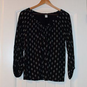 Old Navy Swing Blouse - Size Small Black